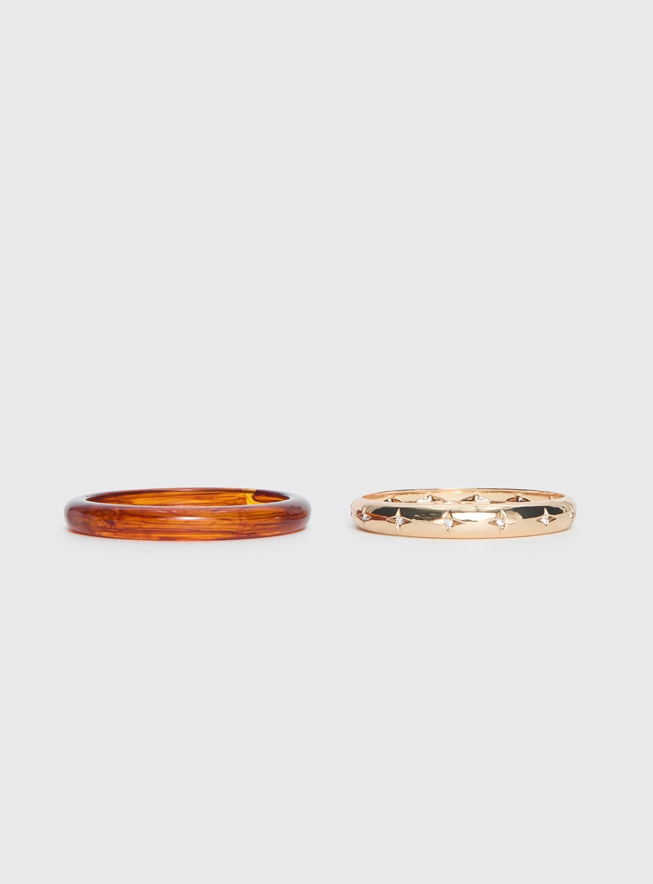 Rhi Rhi Diamante Cuff Pack Brown / Gold
