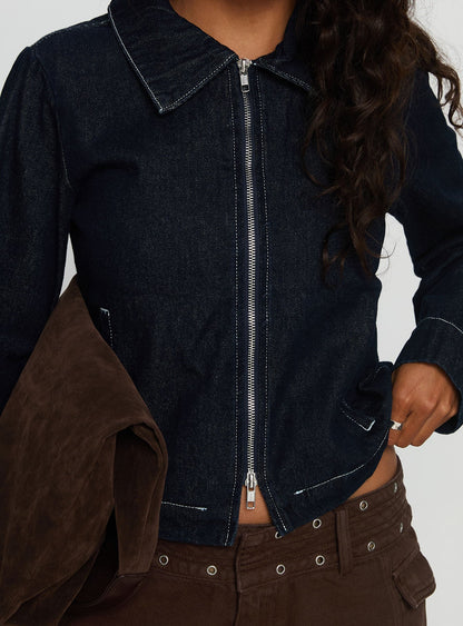 Yuritzi Denim Jacket Indigo